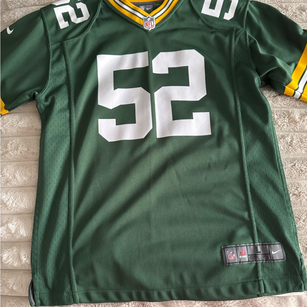 Nike Green and Yellow NFL Jersey